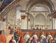 GHIRLANDAIO, Domenico Detail of Confirmation of the Rule France oil painting artist